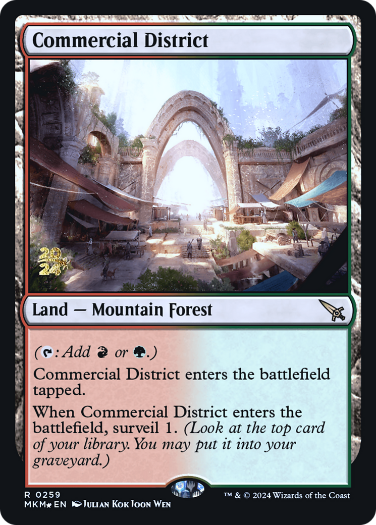 Commercial District [Murders at Karlov Manor Prerelease Promos] | The Gaming-Verse