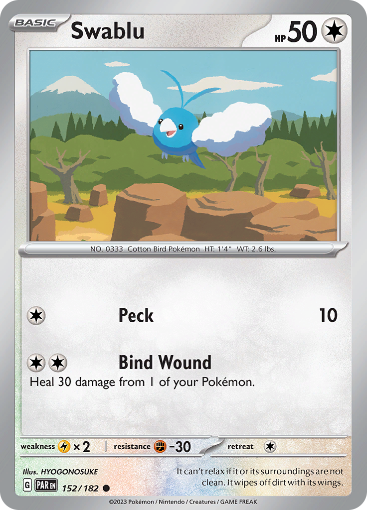 Swablu (152/182) [Scarlet & Violet: Paradox Rift] | The Gaming-Verse