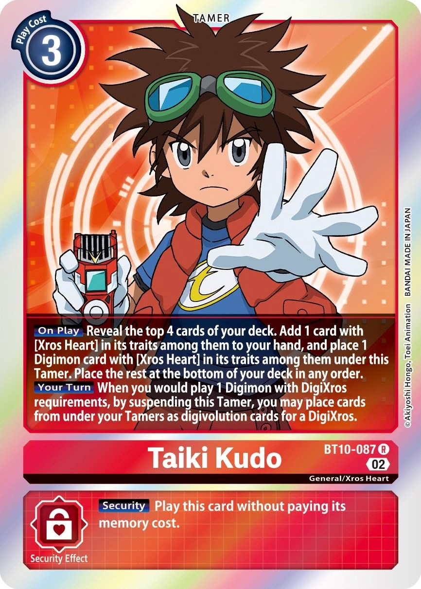 Taiki Kudo [BT10-087] [Xros Encounter] | The Gaming-Verse