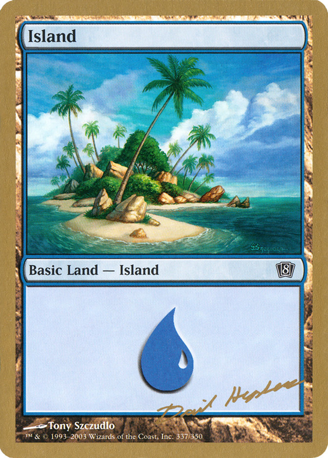 Island (dh337) (Dave Humpherys) [World Championship Decks 2003] | The Gaming-Verse