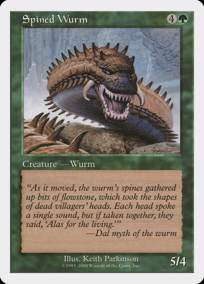 Spined Wurm [Media Promos] | The Gaming-Verse