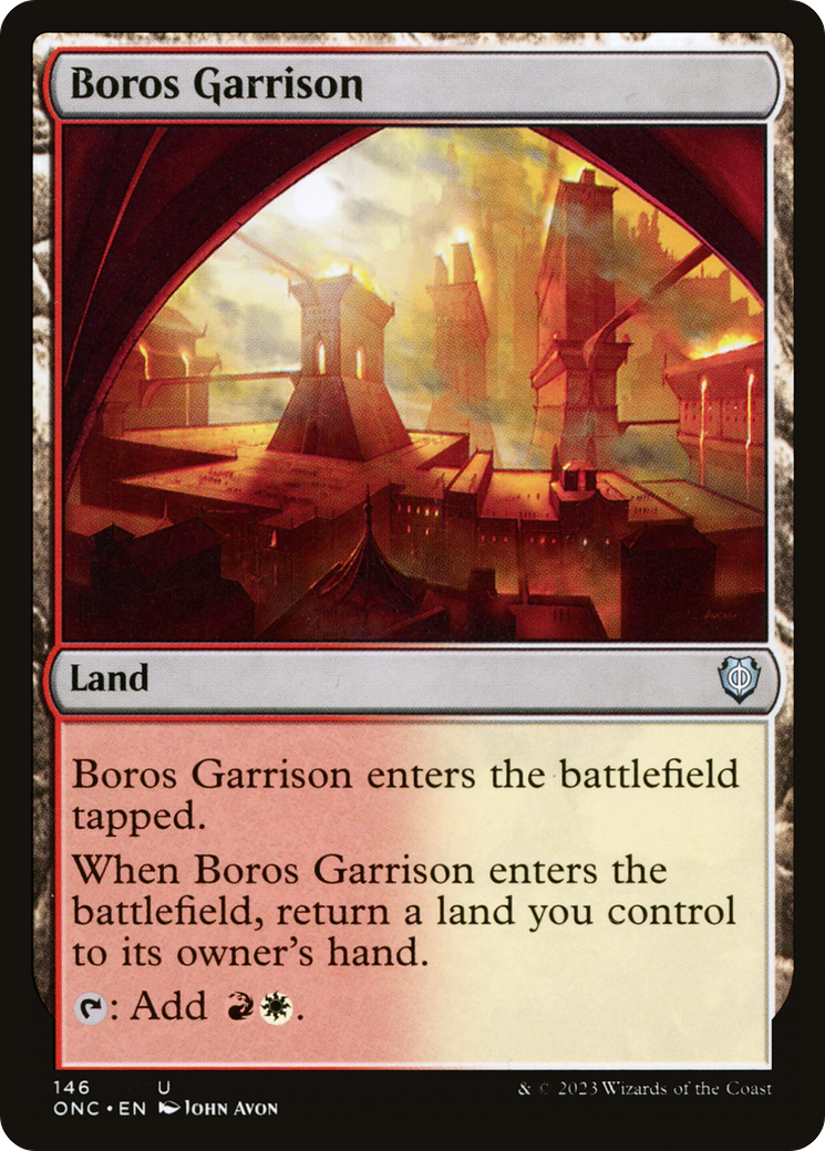 Boros Garrison [Phyrexia: All Will Be One Commander] | The Gaming-Verse