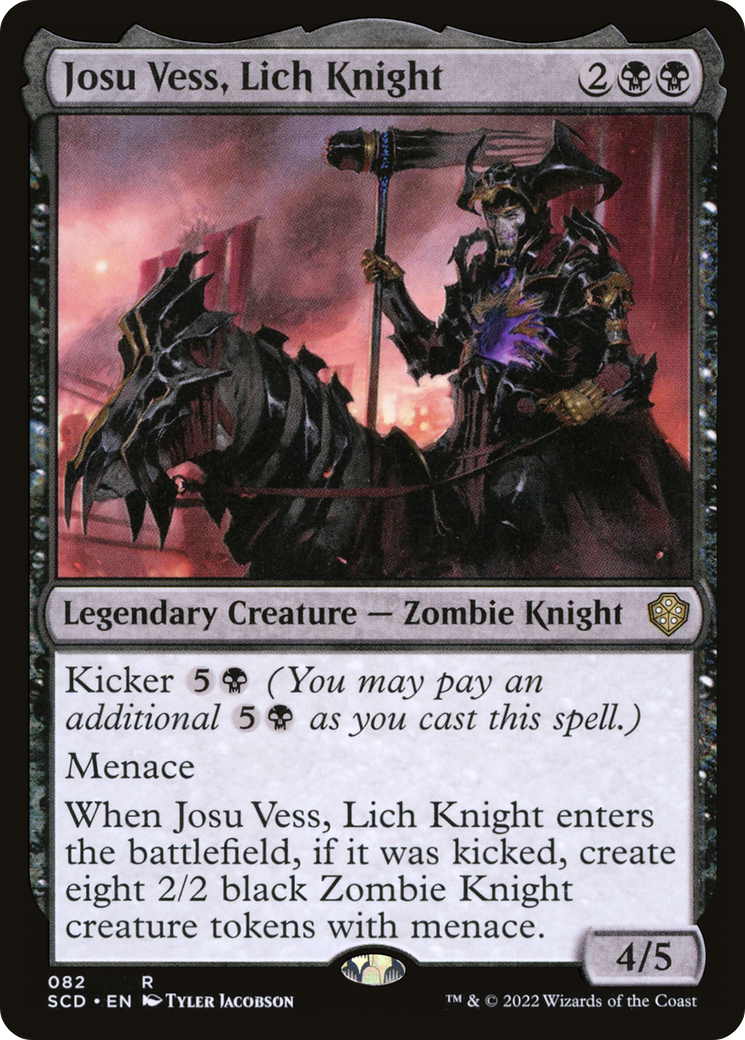 Josu Vess, Lich Knight [Starter Commander Decks] | The Gaming-Verse