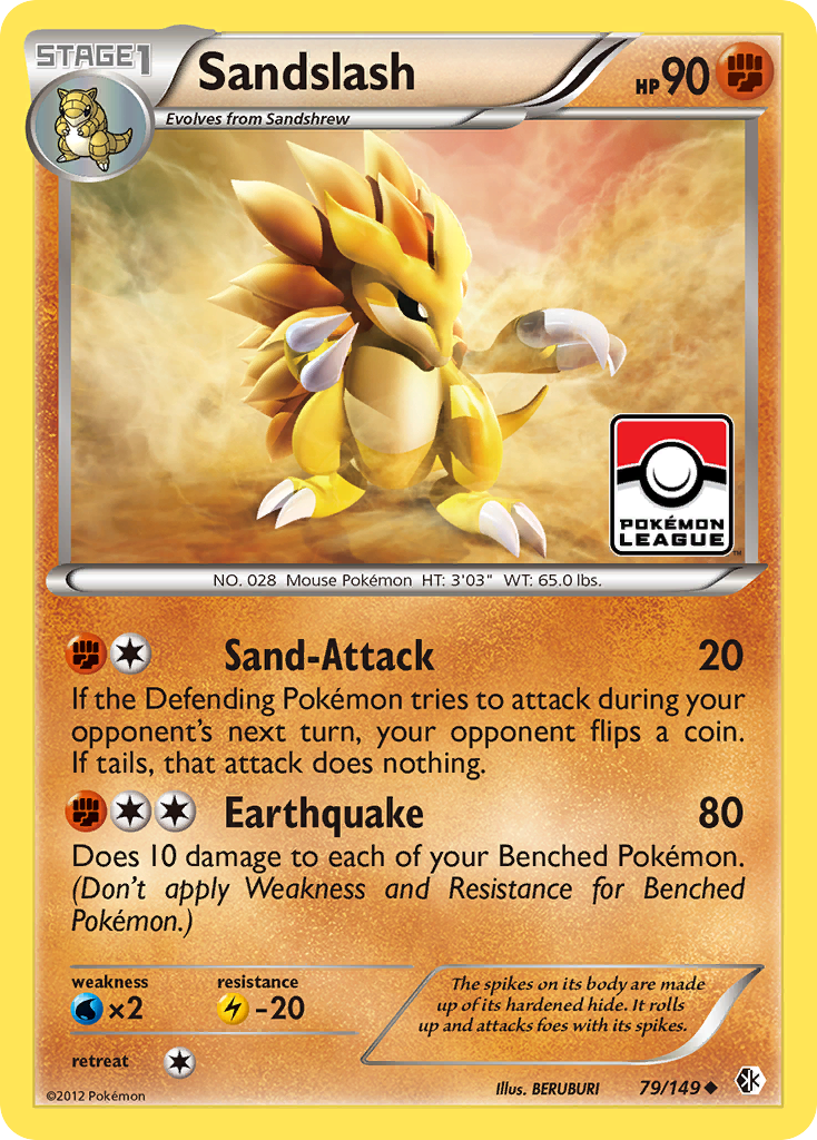 Sandslash (79/149) [Black & White: Boundaries Crossed] | The Gaming-Verse