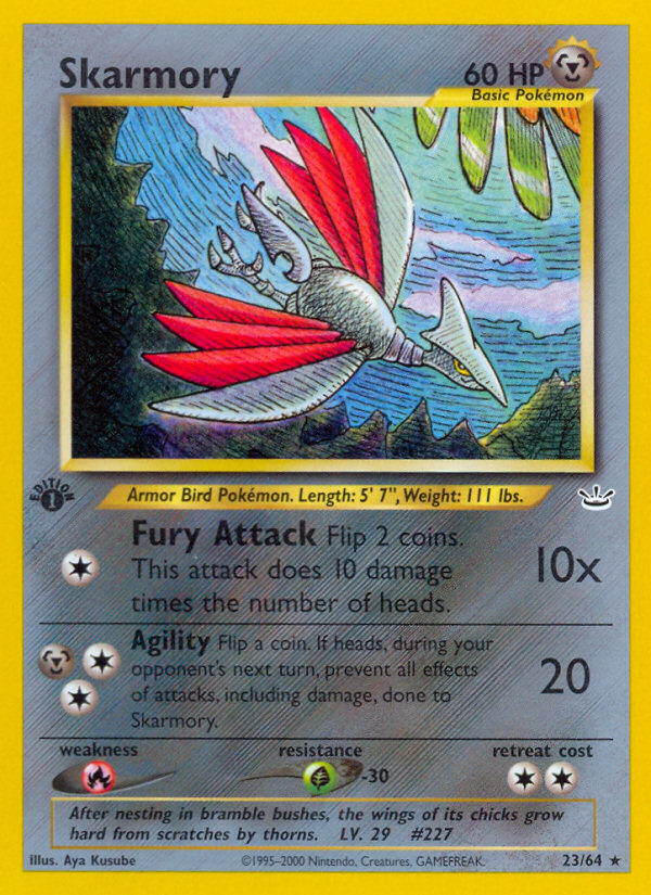 Skarmory (23/64) [Neo Revelation 1st Edition] | The Gaming-Verse