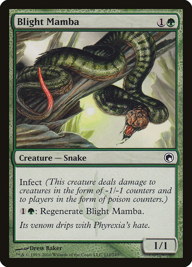 Blight Mamba [Scars of Mirrodin] | The Gaming-Verse