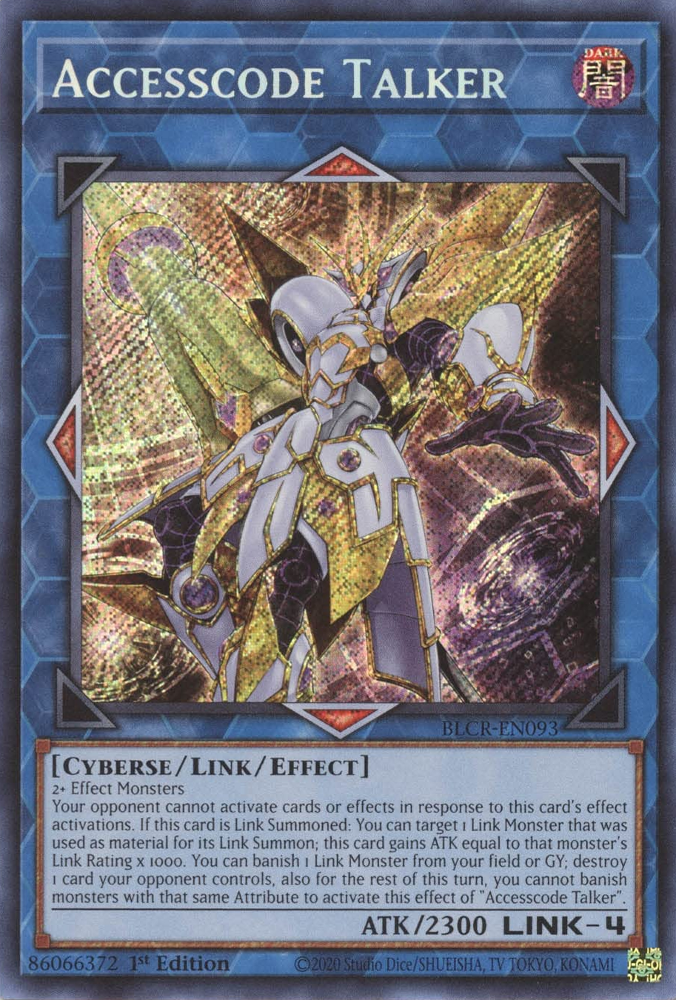 Accesscode Talker [BLCR-EN093] Secret Rare | The Gaming-Verse