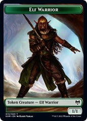 Elf Warrior // Koma's Coil Double-sided Token [Kaldheim Tokens] | The Gaming-Verse