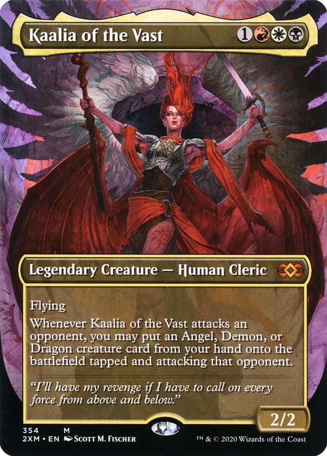 Kaalia of the Vast (Showcase) [Double Masters] | The Gaming-Verse