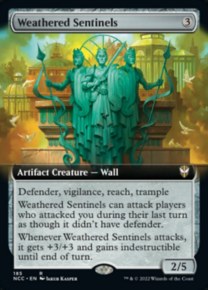 Weathered Sentinels (Extended Art) [Streets of New Capenna Commander] | The Gaming-Verse