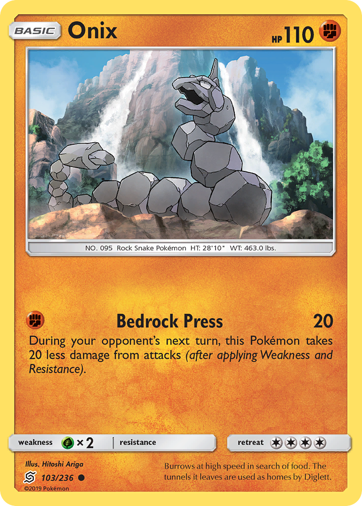 Onix (103/236) [Sun & Moon: Unified Minds] | The Gaming-Verse