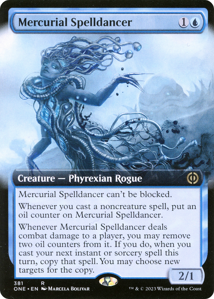 Mercurial Spelldancer (Extended Art) [Phyrexia: All Will Be One] | The Gaming-Verse