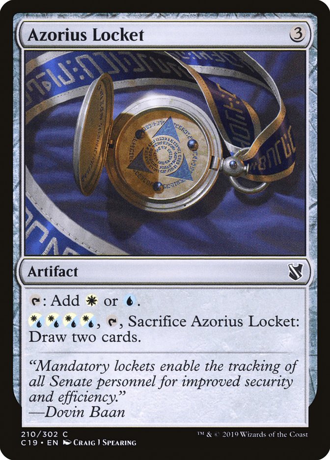 Azorius Locket [Commander 2019] | The Gaming-Verse