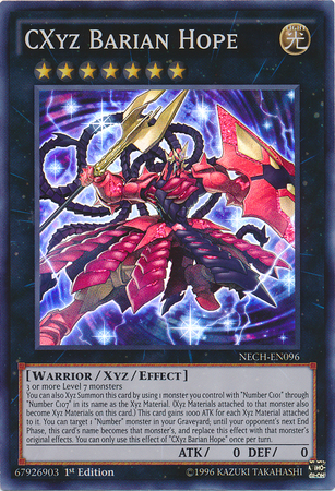 CXyz Barian Hope [NECH-EN096] Super Rare | The Gaming-Verse