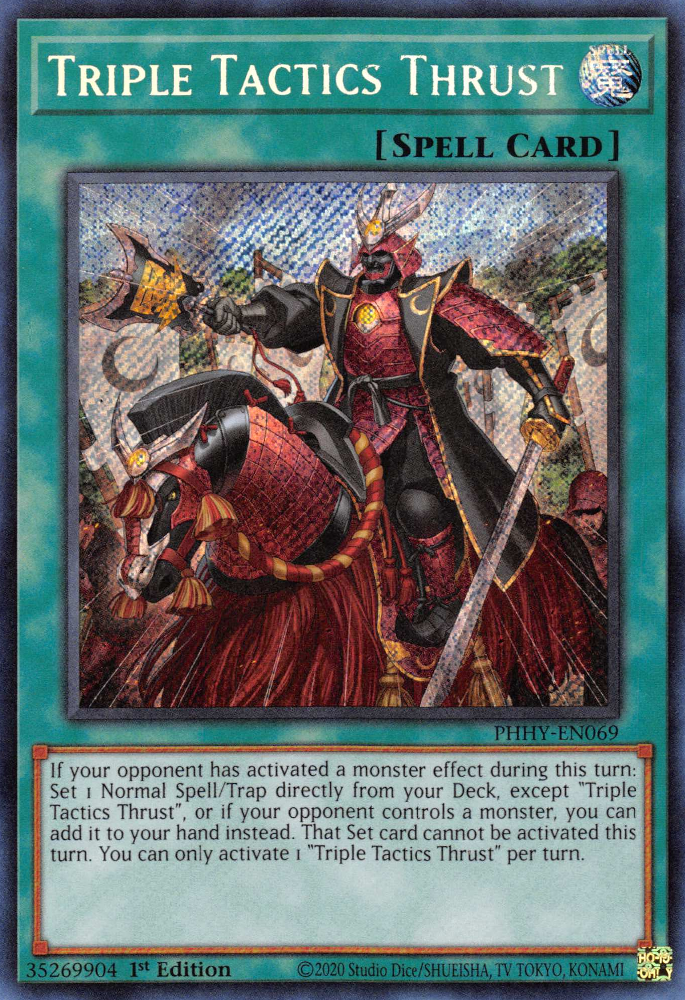 Triple Tactics Thrust [PHHY-EN069] Secret Rare | The Gaming-Verse