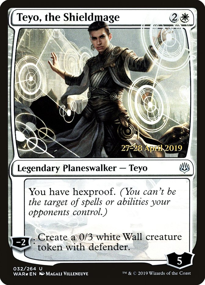 Teyo, the Shieldmage  [War of the Spark Prerelease Promos] | The Gaming-Verse