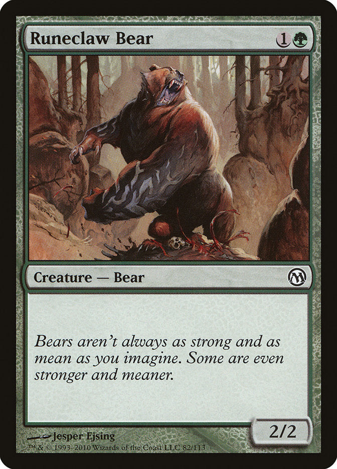 Runeclaw Bear [Duels of the Planeswalkers] | The Gaming-Verse