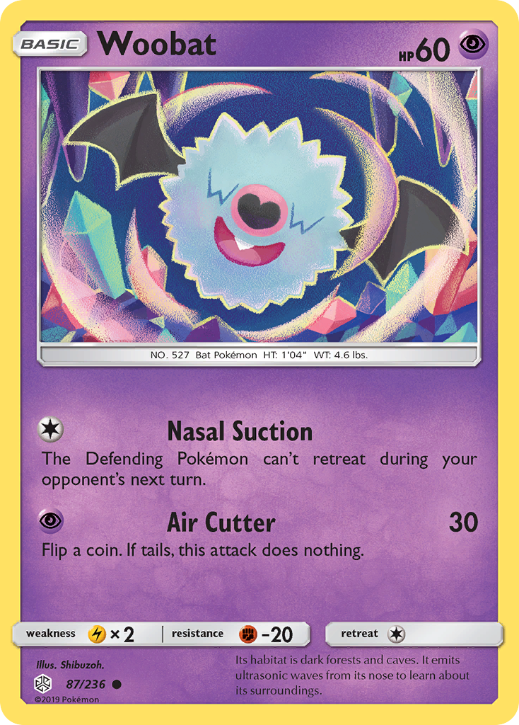 Woobat (87/236) [Sun & Moon: Cosmic Eclipse] | The Gaming-Verse