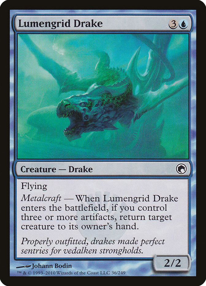 Lumengrid Drake [Scars of Mirrodin] | The Gaming-Verse