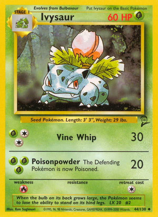 Ivysaur (44/130) [Base Set 2] | The Gaming-Verse