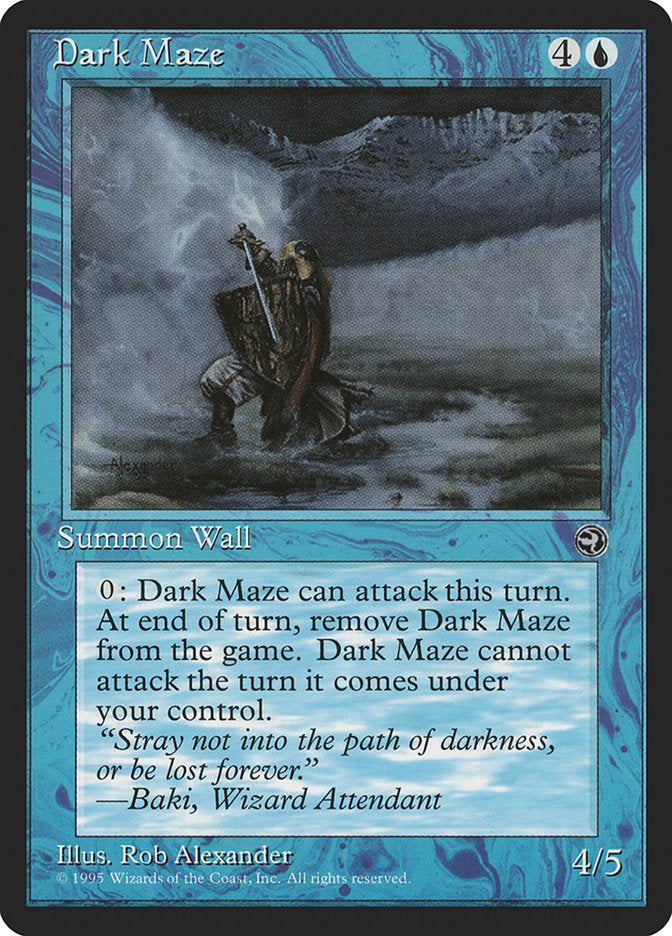 Dark Maze (Baki Flavor Text) [Homelands] | The Gaming-Verse