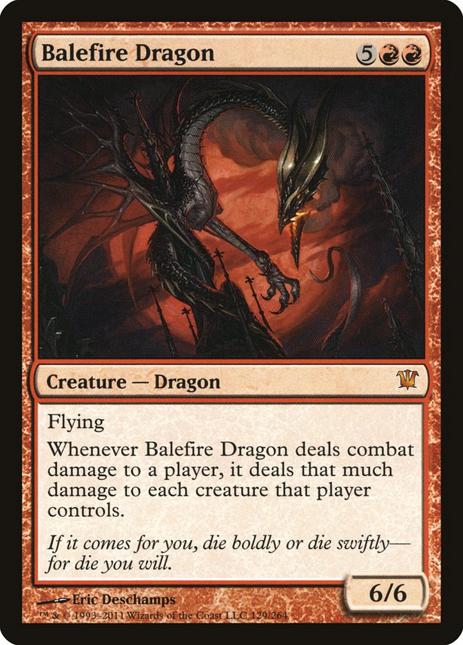 Balefire Dragon [Innistrad] | The Gaming-Verse