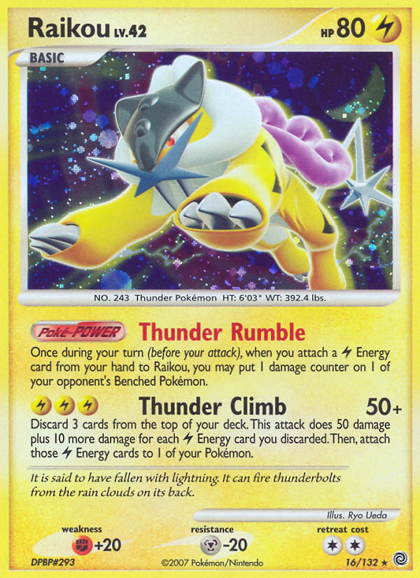 Raikou (16/132) [Diamond & Pearl: Secret Wonders] | The Gaming-Verse