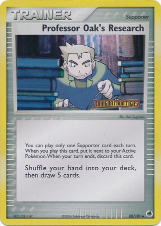 Professor Oak's Research (80/101) (Stamped) [EX: Dragon Frontiers] | The Gaming-Verse