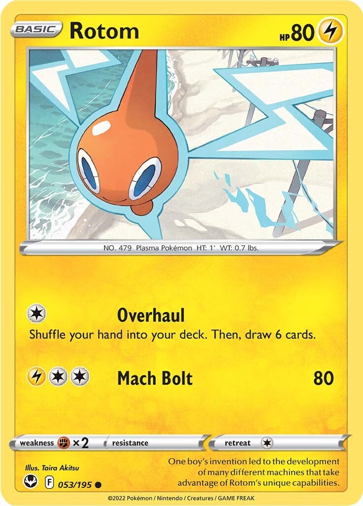 Rotom (053/195) [Sword & Shield: Silver Tempest] | The Gaming-Verse