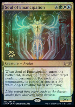 Soul of Emancipation [Streets of New Capenna Prerelease Promos] | The Gaming-Verse