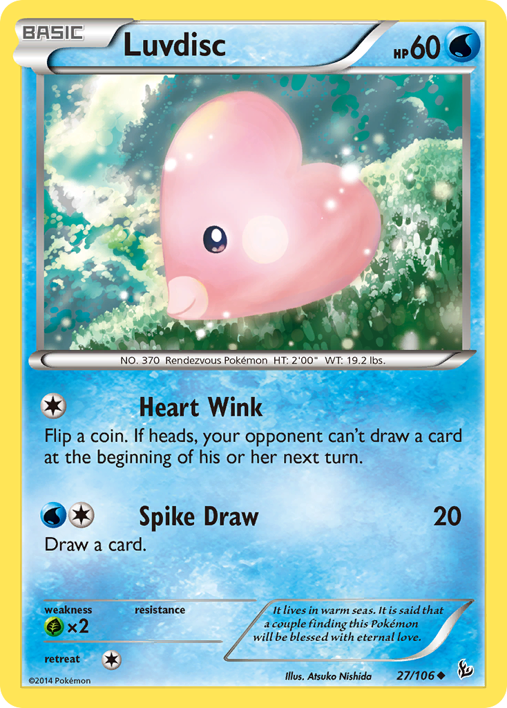 Luvdisc (27/106) [XY: Flashfire] | The Gaming-Verse