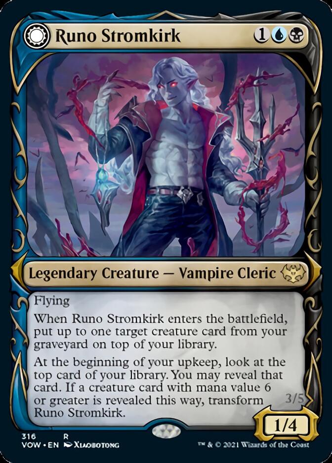 Runo Stromkirk // Krothuss, Lord of the Deep (Showcase Fang Frame) [Innistrad: Crimson Vow] | The Gaming-Verse