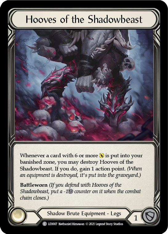 Hooves of the Shadowbeast [LEV007] (Monarch Levia Blitz Deck) | The Gaming-Verse