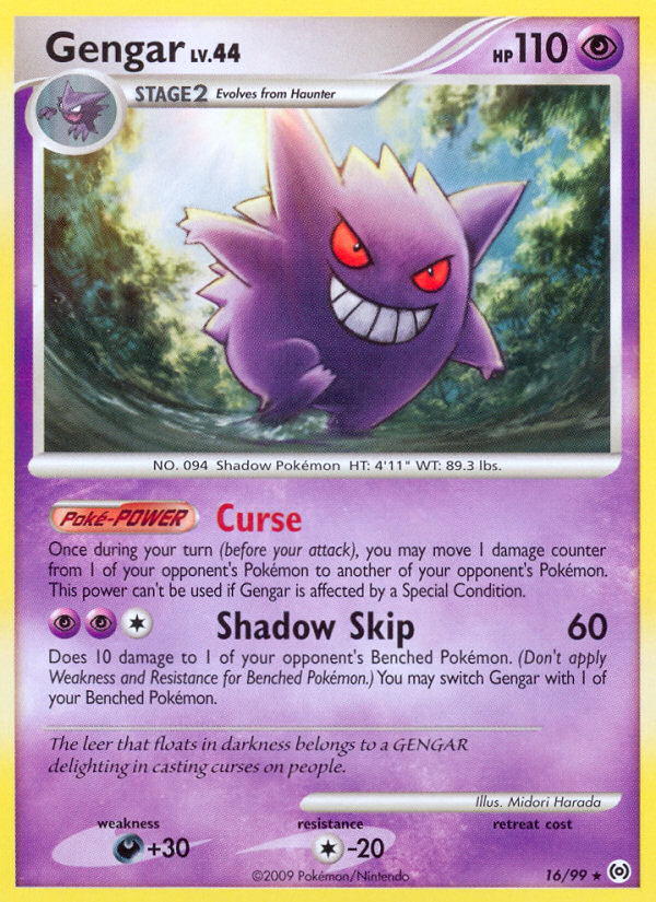 Gengar (16/99) [Platinum: Arceus] | The Gaming-Verse