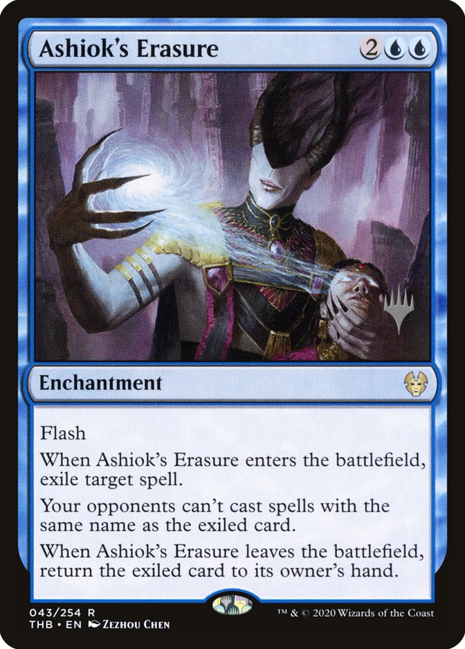 Ashiok's Erasure (Promo Pack) [Theros Beyond Death Promos] | The Gaming-Verse