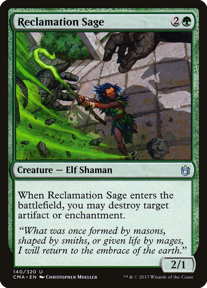 Reclamation Sage [Commander Anthology] | The Gaming-Verse