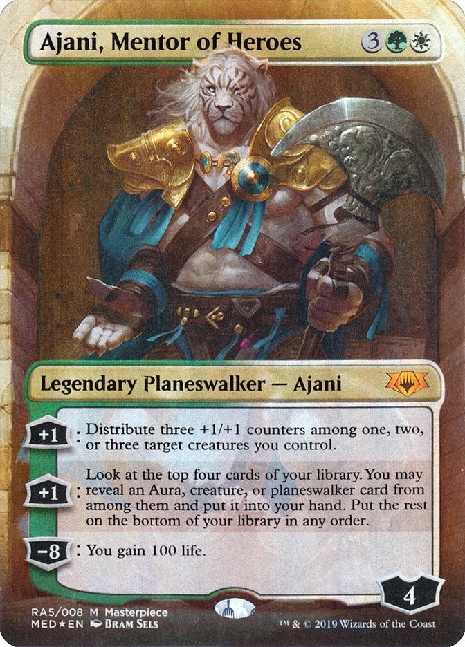 Ajani, Mentor of Heroes [Mythic Edition] | The Gaming-Verse