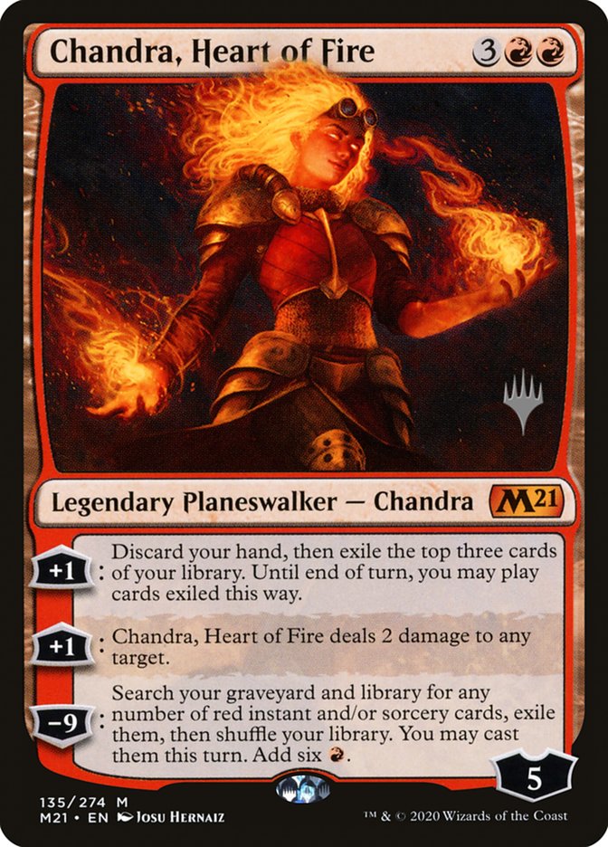 Chandra, Heart of Fire (Promo Pack) [Core Set 2021 Promos] | The Gaming-Verse