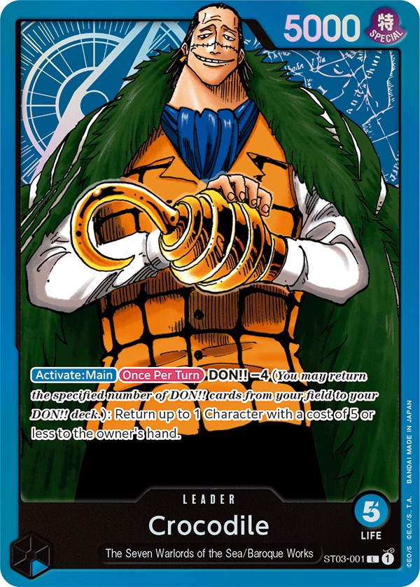 Crocodile (001) [Starter Deck: The Seven Warlords of The Sea] | The Gaming-Verse