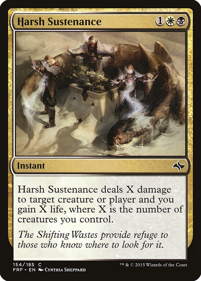 Harsh Sustenance [Fate Reforged] | The Gaming-Verse