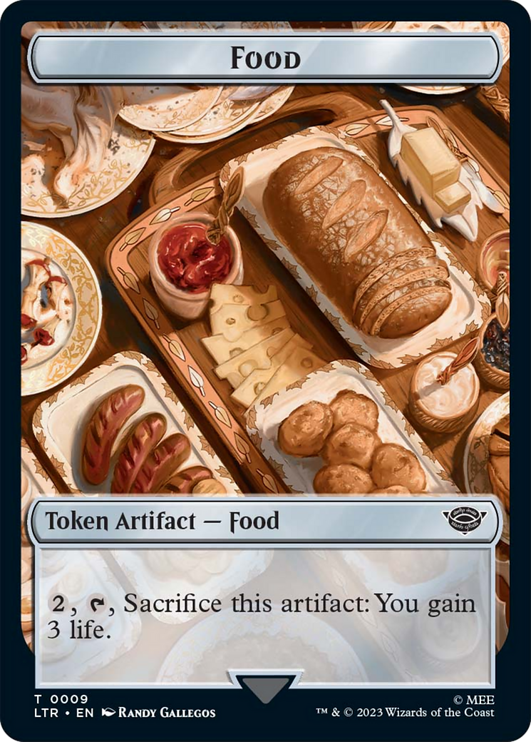 Treefolk // Food Token [The Lord of the Rings: Tales of Middle-Earth Commander Tokens] | The Gaming-Verse