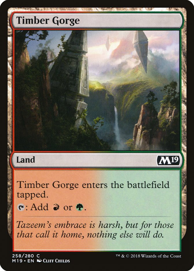 Timber Gorge [Core Set 2019] | The Gaming-Verse