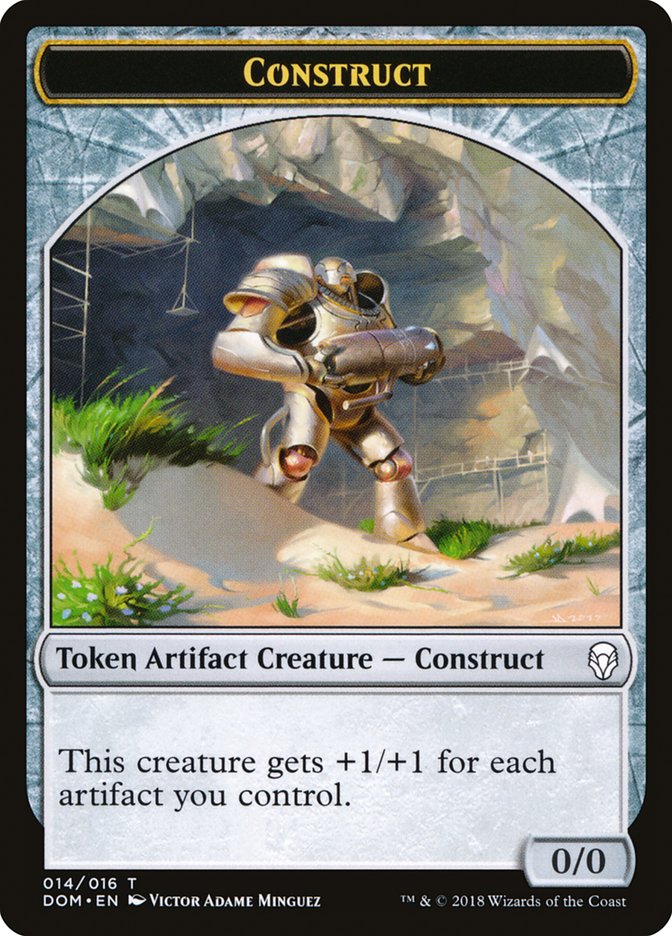 Construct Token [Dominaria Tokens] | The Gaming-Verse