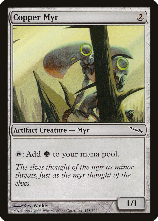 Copper Myr [Mirrodin] | The Gaming-Verse