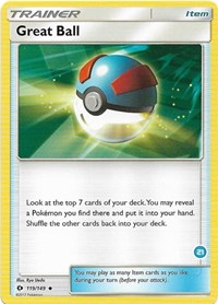 Great Ball (119/149) (Deck Exclusive #21) [Sun & Moon: Trainer Kit - Alolan Ninetales] | The Gaming-Verse