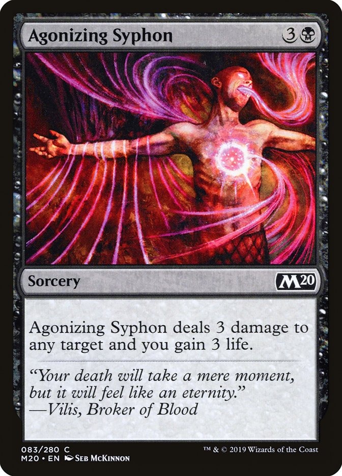 Agonizing Syphon [Core Set 2020] | The Gaming-Verse