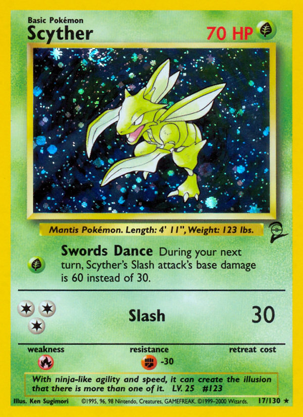 Scyther (17/130) [Base Set 2] | The Gaming-Verse