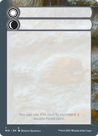 Helper Card (7/9) [Innistrad: Midnight Hunt Tokens] | The Gaming-Verse