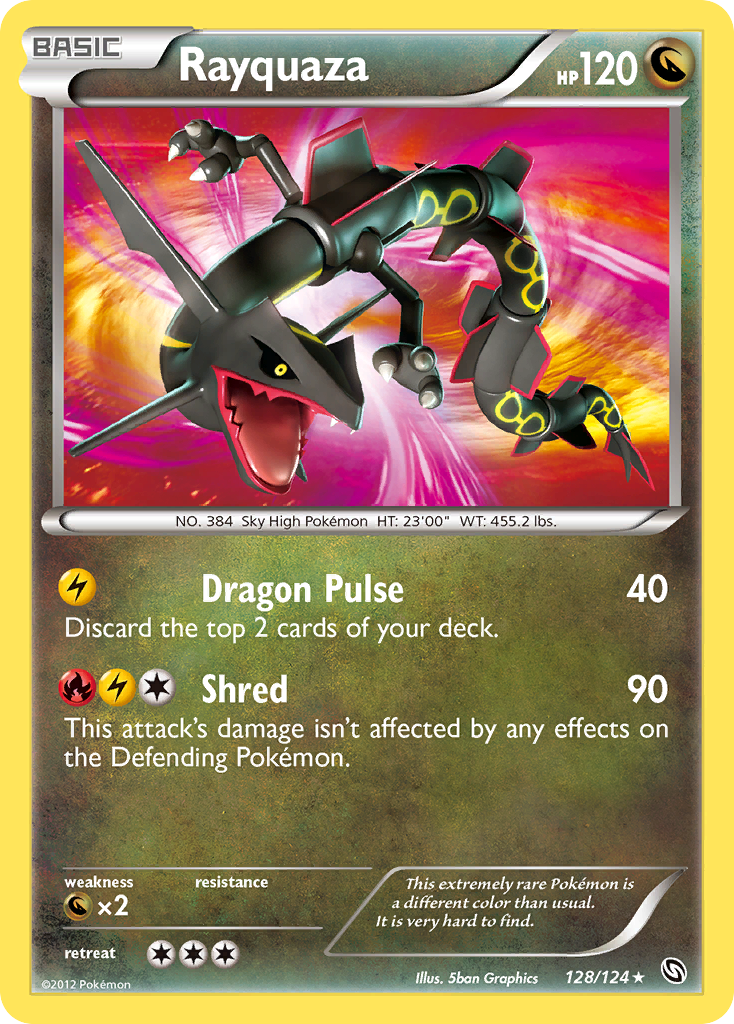 Rayquaza (128/124) [Black & White: Dragons Exalted] | The Gaming-Verse