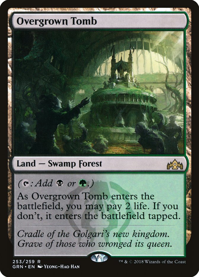 Overgrown Tomb [Guilds of Ravnica] | The Gaming-Verse